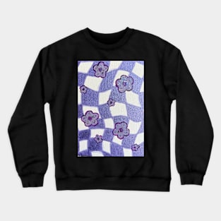 Purple painting Crewneck Sweatshirt